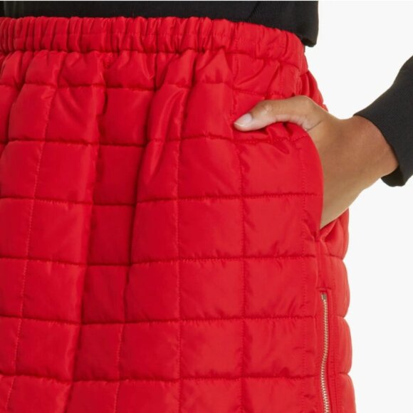 Max Mara | Kim Box Padded Quilted Zip Hem Mini Skirt - Size US 10 - Picture 3 of 10